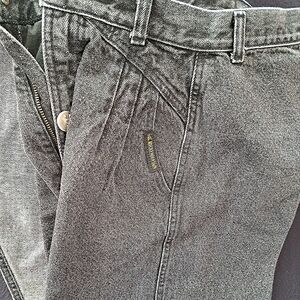 Rocky Mountain western jeans vintage.  Size 30/11 Grey  front flap over zipper.
